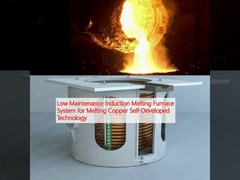 System pieca indukcyjnego o niskiej konserwacji do topienia miedzi Technologia samodzielnie opracowana