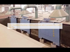 Wysokiej wytrzymałości piec do topienia aluminium z kompletnym systemem bezpieczeństwa