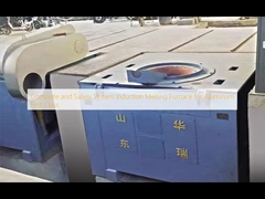 Kompletny i bezpieczny system pieca do topienia indukcyjnego dla aluminium pierwszej klasy