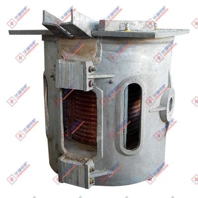 Indukcja Aluminiowa puszka do topnienia Piecowy chłodzenie wodne