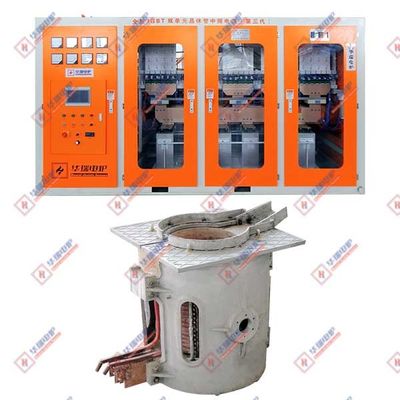 Średnio częstotliwości IGBT Transistor podwójnej komórki inductotherm induction furnace System topnienia