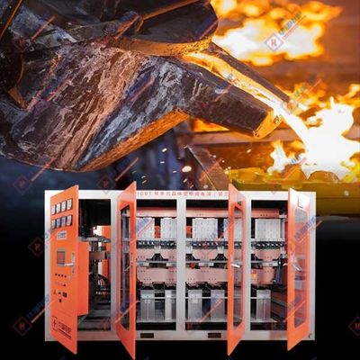 800KVA Indukcyjny pieczar do topienia metali Niski poziom konserwacji Trwały