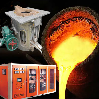 15%-20% oszczędności energii piec z induction metal smelting z bezpieczeństwem i niezawodnością