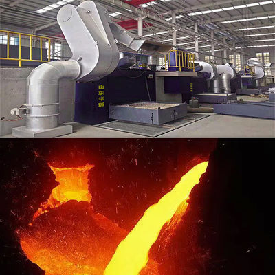 Elektryczna indukcyjna piec do obróbki cieplnej stali 1500-1700°C o pojemności 20T